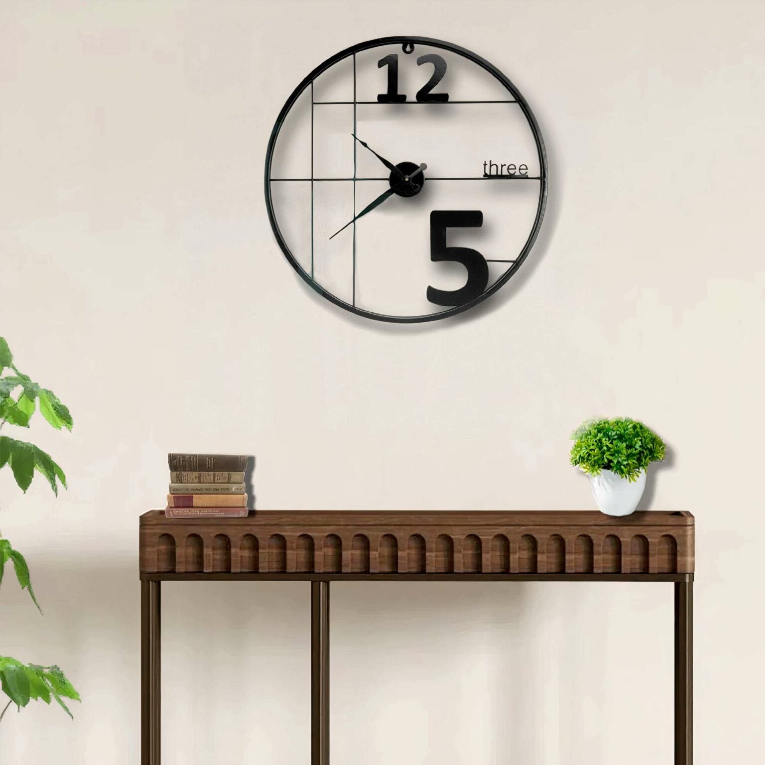 Double Carnation" Wall Clock – Regasion